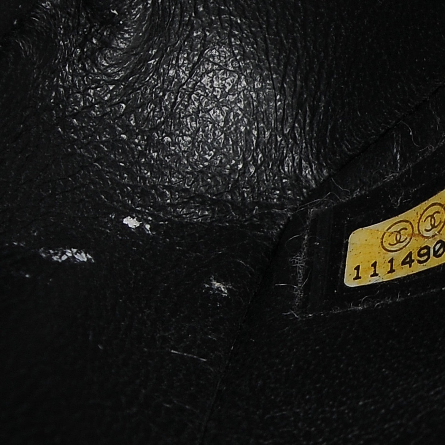 Chanel Lambskin Perforated East West Flap Black 7 of 7