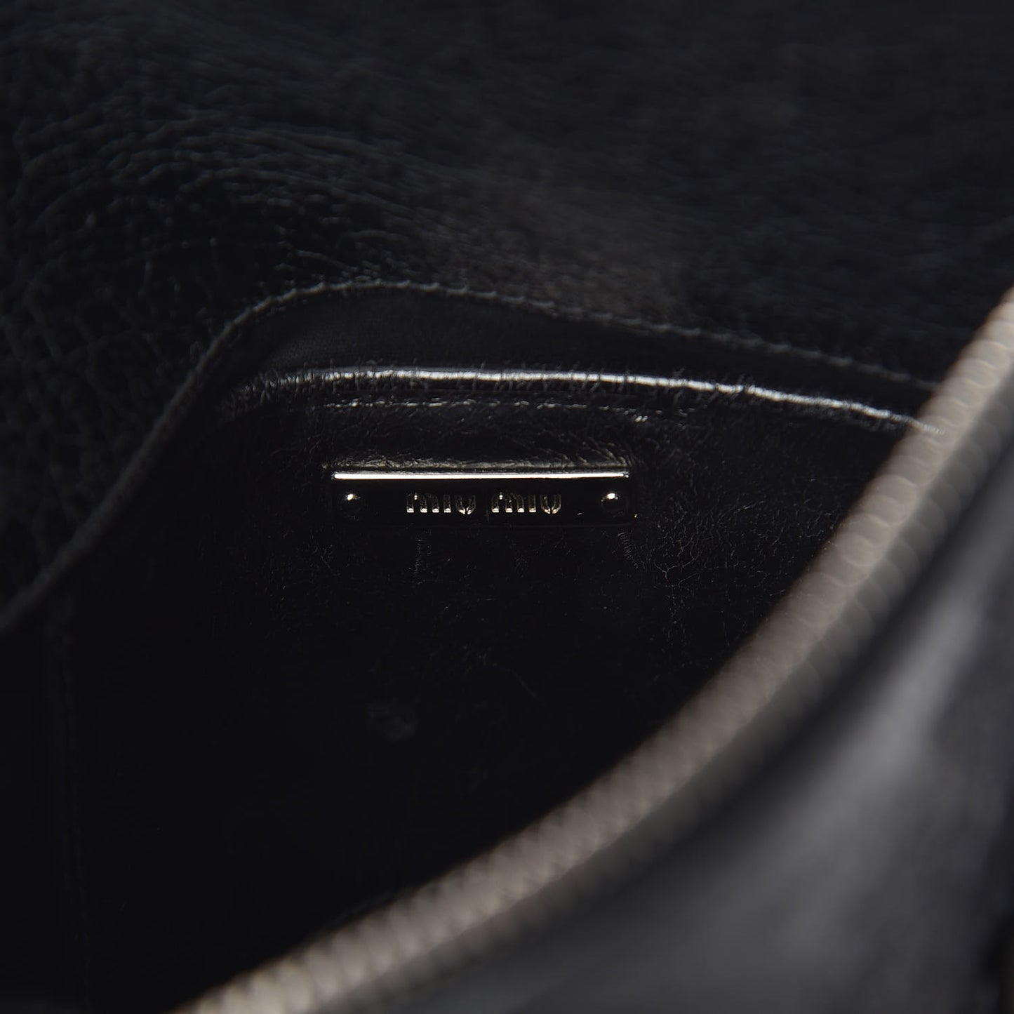 Vitello Lux Mini Bow Bag Black