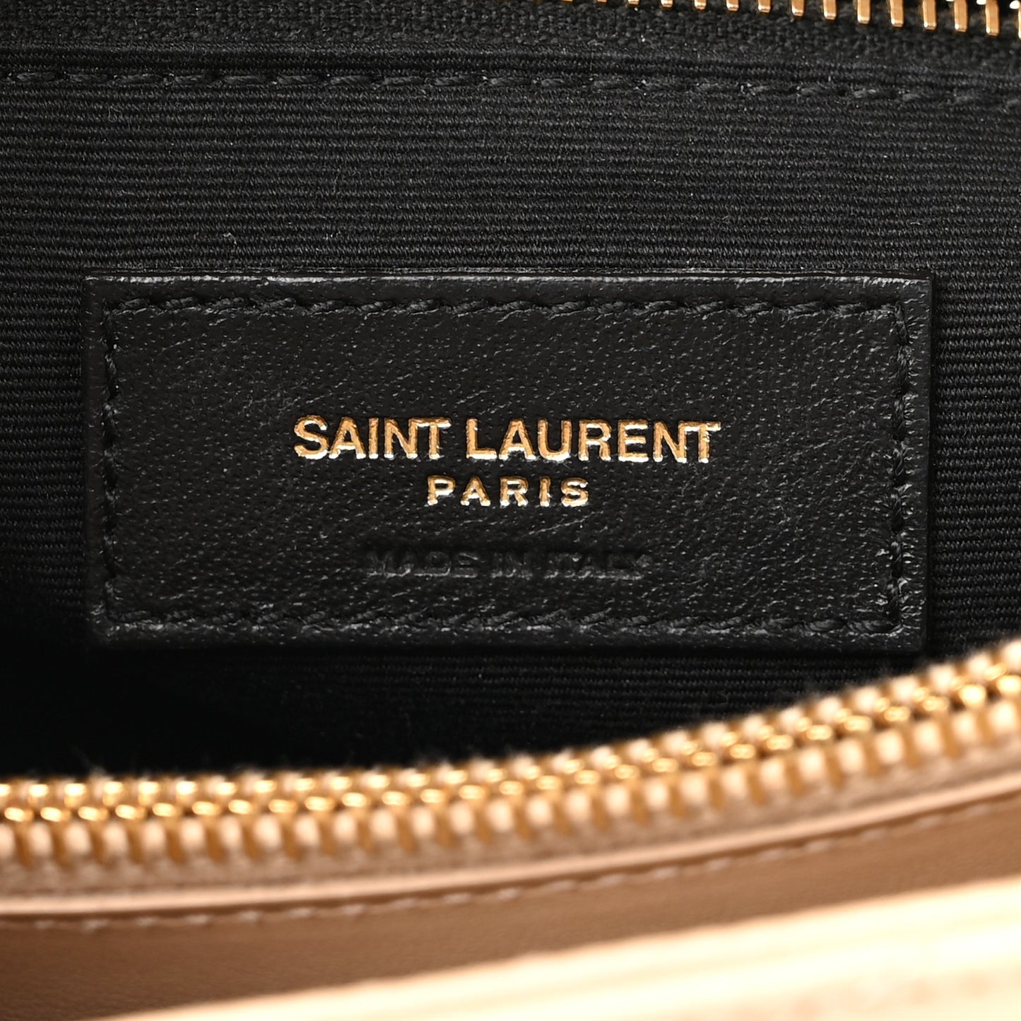 Calfskin Y Quilted Monogram Medium Loulou Chain Satchel Nude Powder