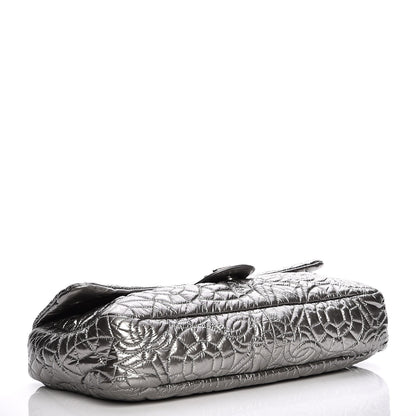 Chanel Vinyl Graphic Edge Flap Silver 4 of 9