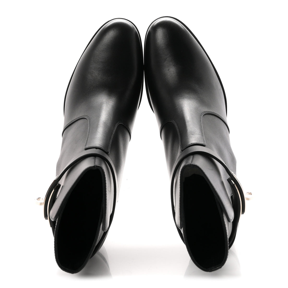 Calfskin Frenchie 50 Ankle Boots 39 Black