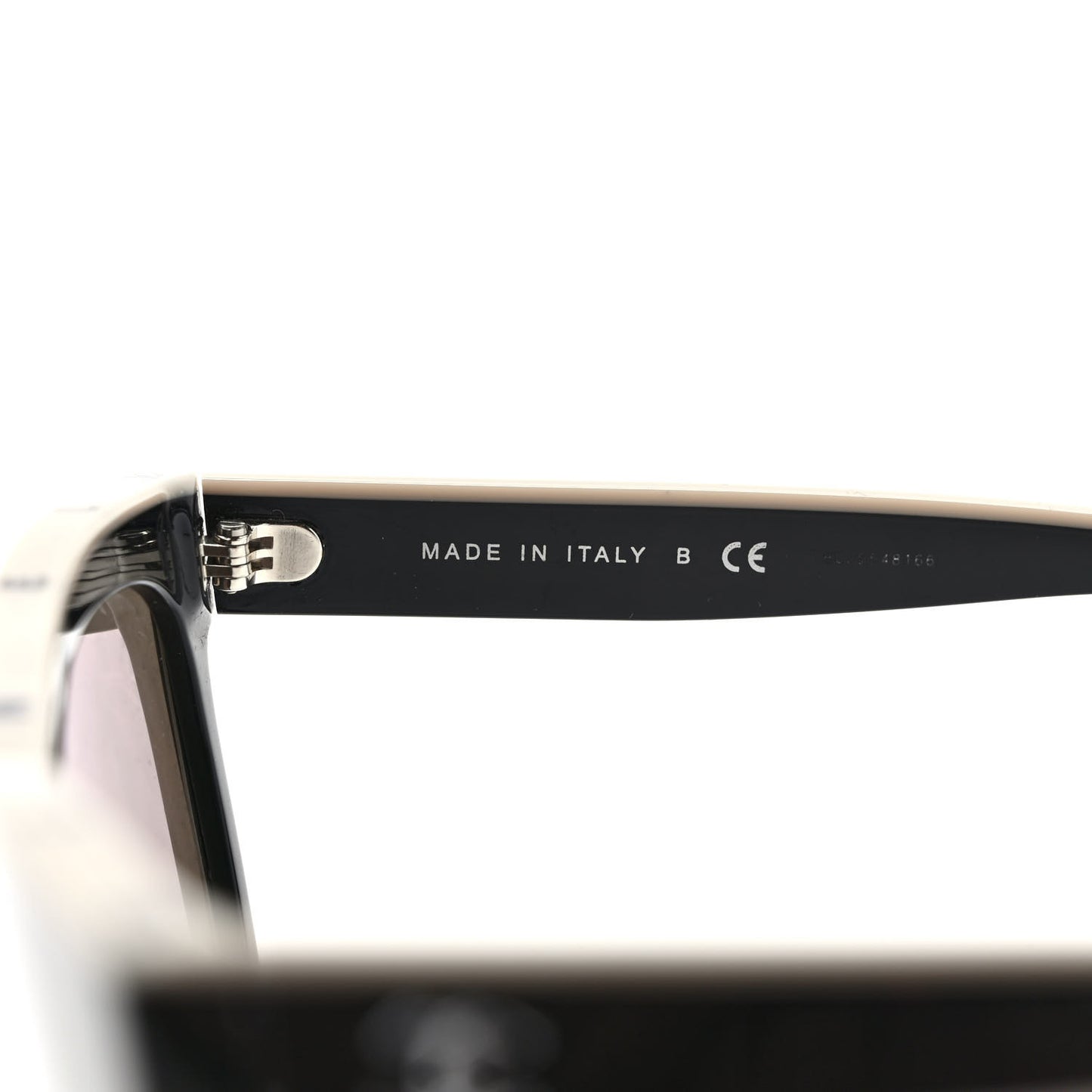 Acetate CC Butterfly Sunglasses 5414 Black White