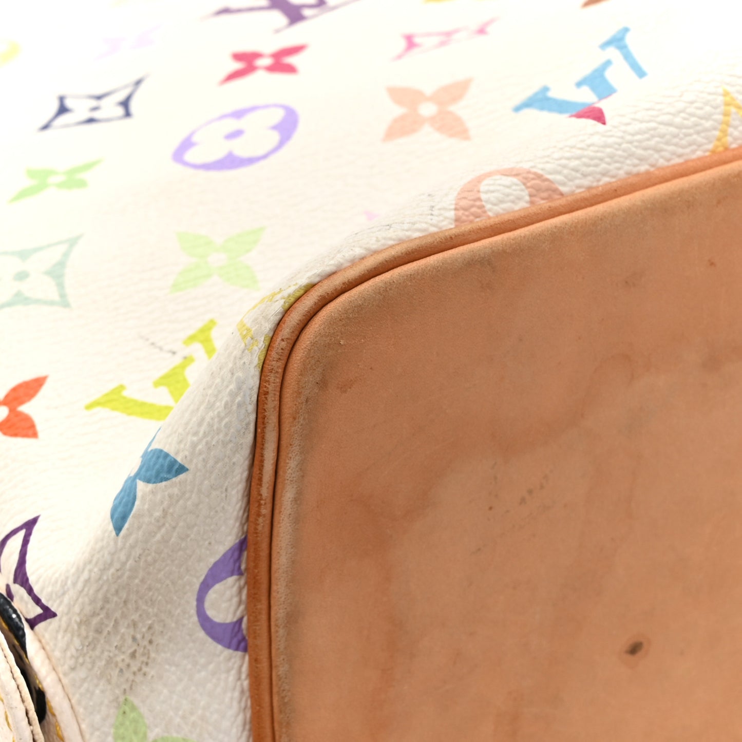 Monogram Multicolor Petit Noe White