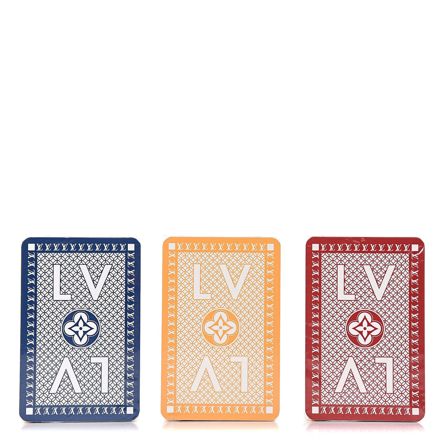 Monogram Fleur 3 Pack Playing Cards