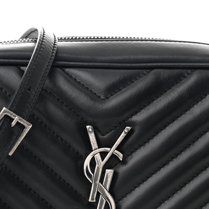 Saint Laurent Calfskin Matelasse Monogram Lou Camera Bag Black 8 of 10