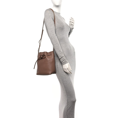 Mansur Gavriel Pebbled Calfskin Soft Mini Bucket Bag Biscotto 2 of 9