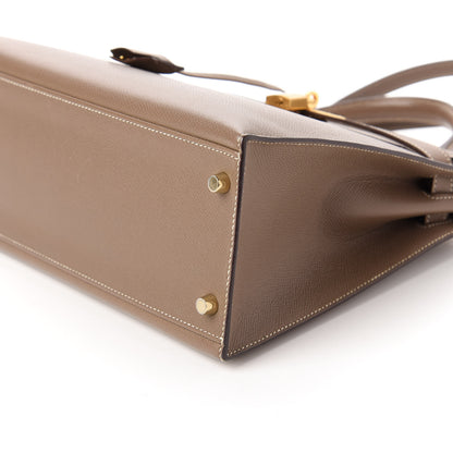 Hermes Epsom Kelly Sellier 32 Etoupe 7 of 10