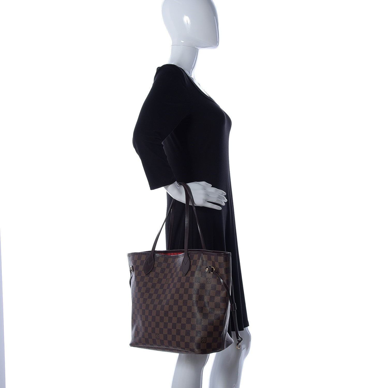 Louis Vuitton Damier Ebene Neverfull MM 2 of 8