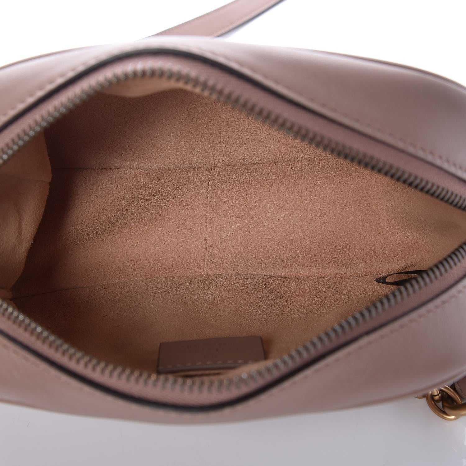 Gucci Calfskin Matelasse Mini GG Marmont Chain Shoulder Bag Nude 5 of 7