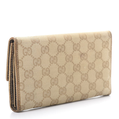Gucci Monogram Princy Continental Wallet Gold 3 of 11
