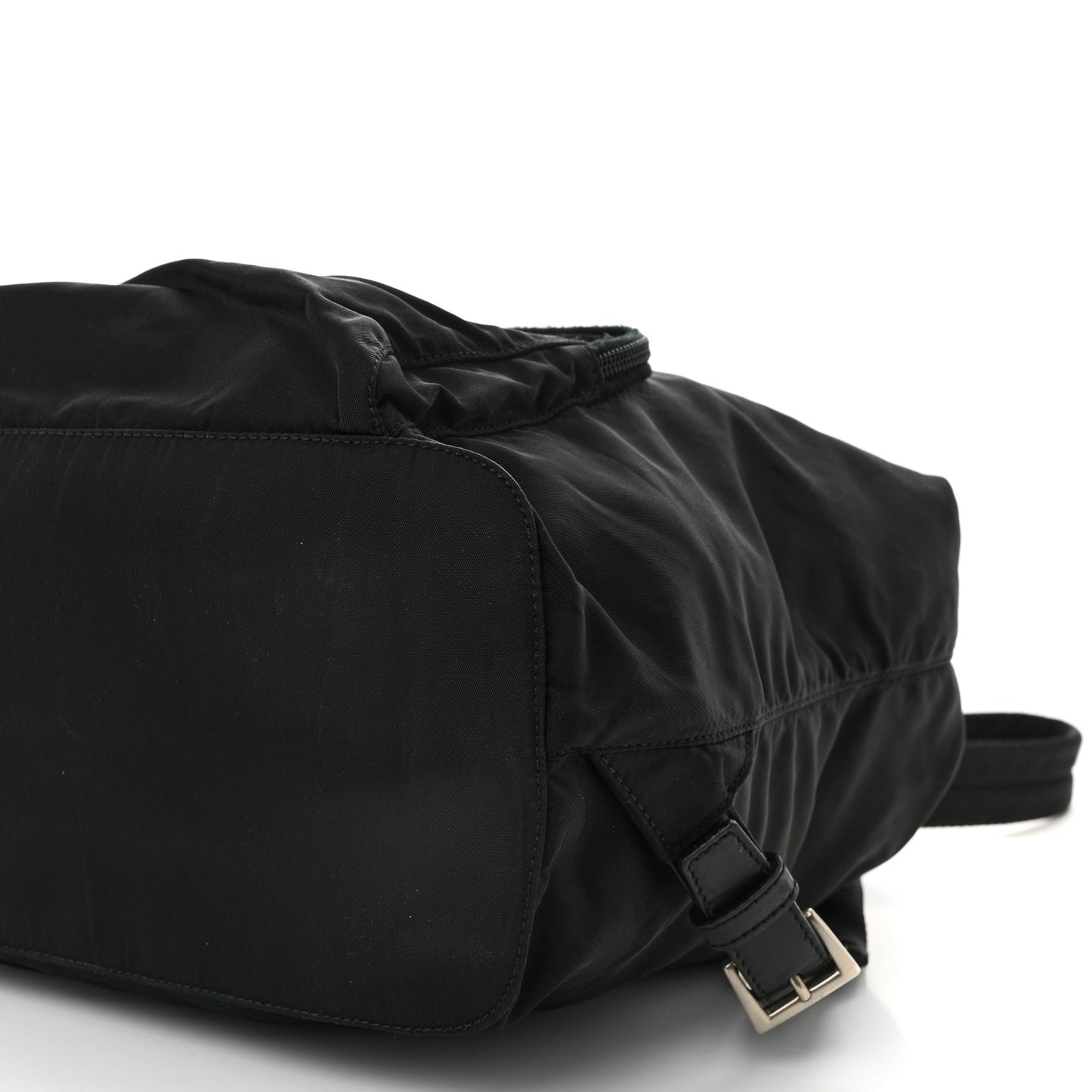 Tessuto Nylon Vela Cinch Backpack Black