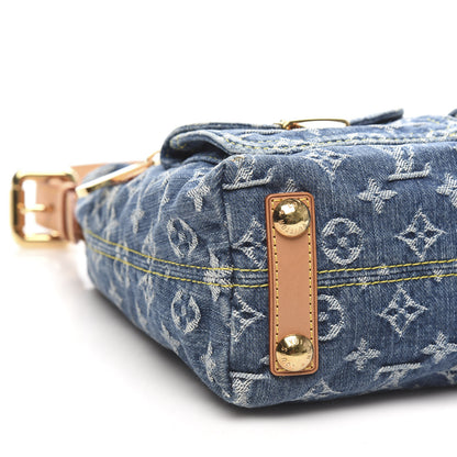 Louis Vuitton Monogram Denim Baggy PM Blue 8 of 12
