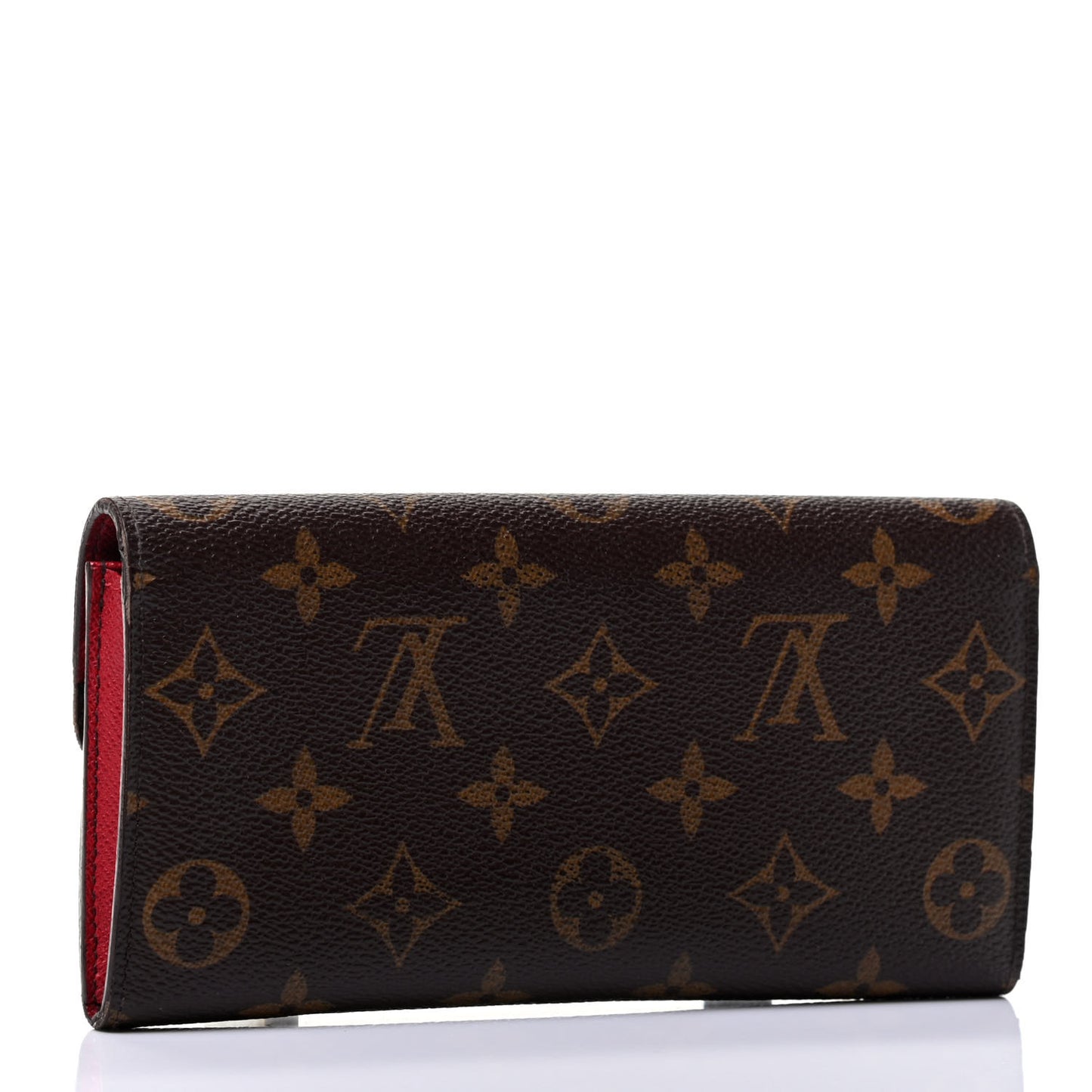 Monogram Emilie Wallet Red