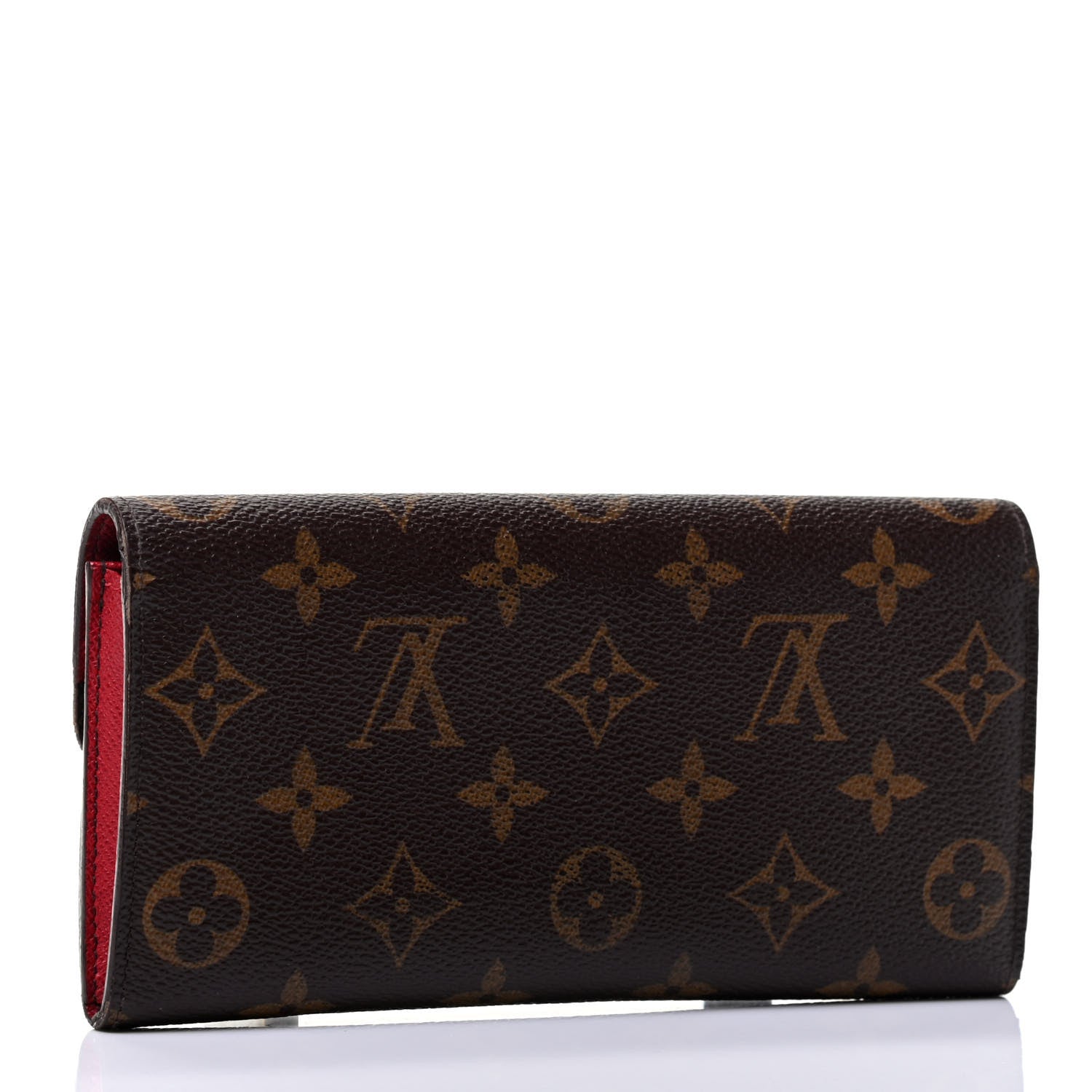 Louis Vuitton Monogram Emilie Wallet Red 2 of 4