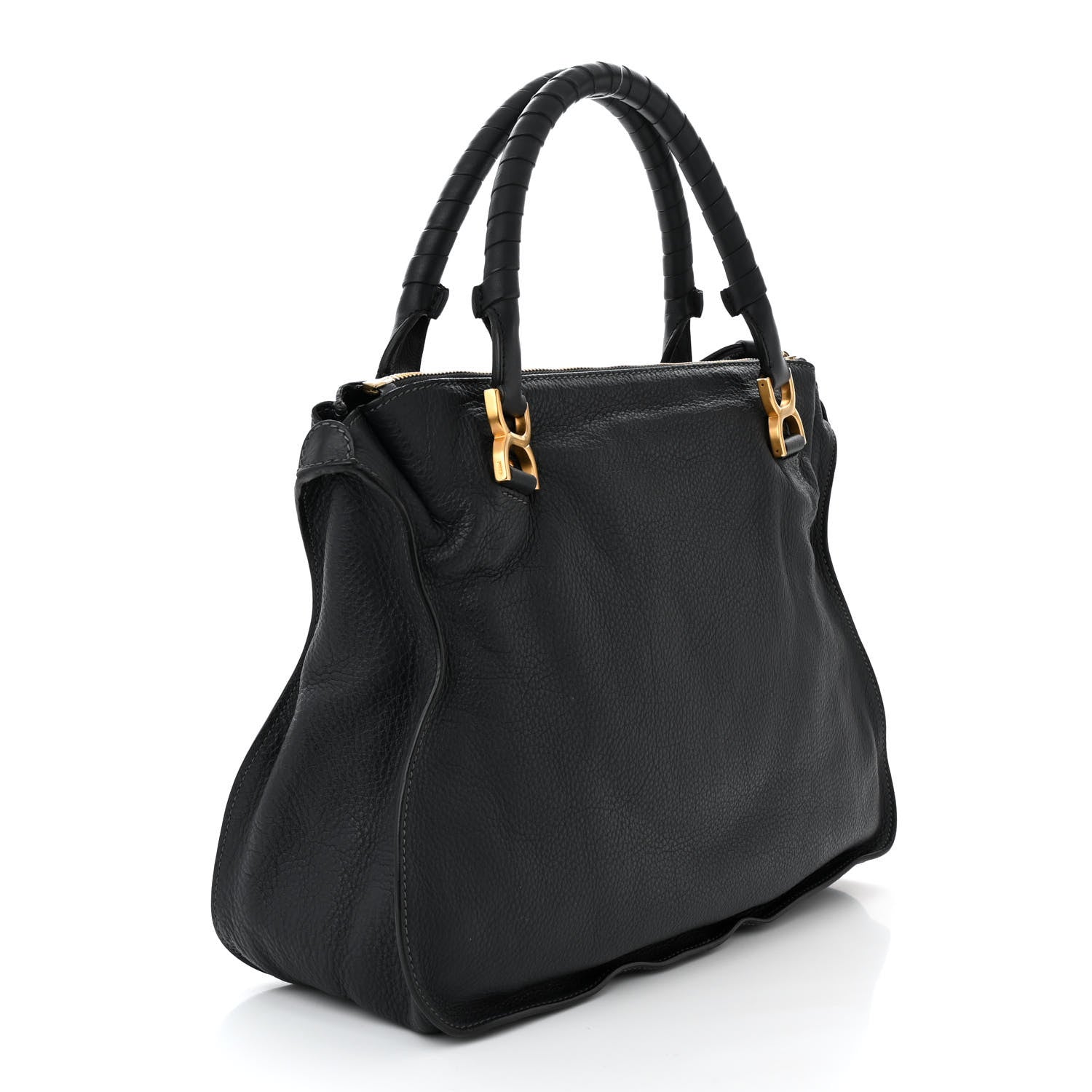 Chloe Calfskin Large Marcie Satchel Overseas 3 of 10
