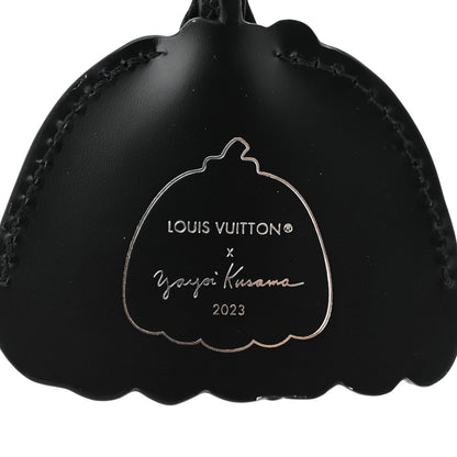 Louis Vuitton LV x YK Infinity Dots Pumpkin Dots Key Ring Black White 3 of 4