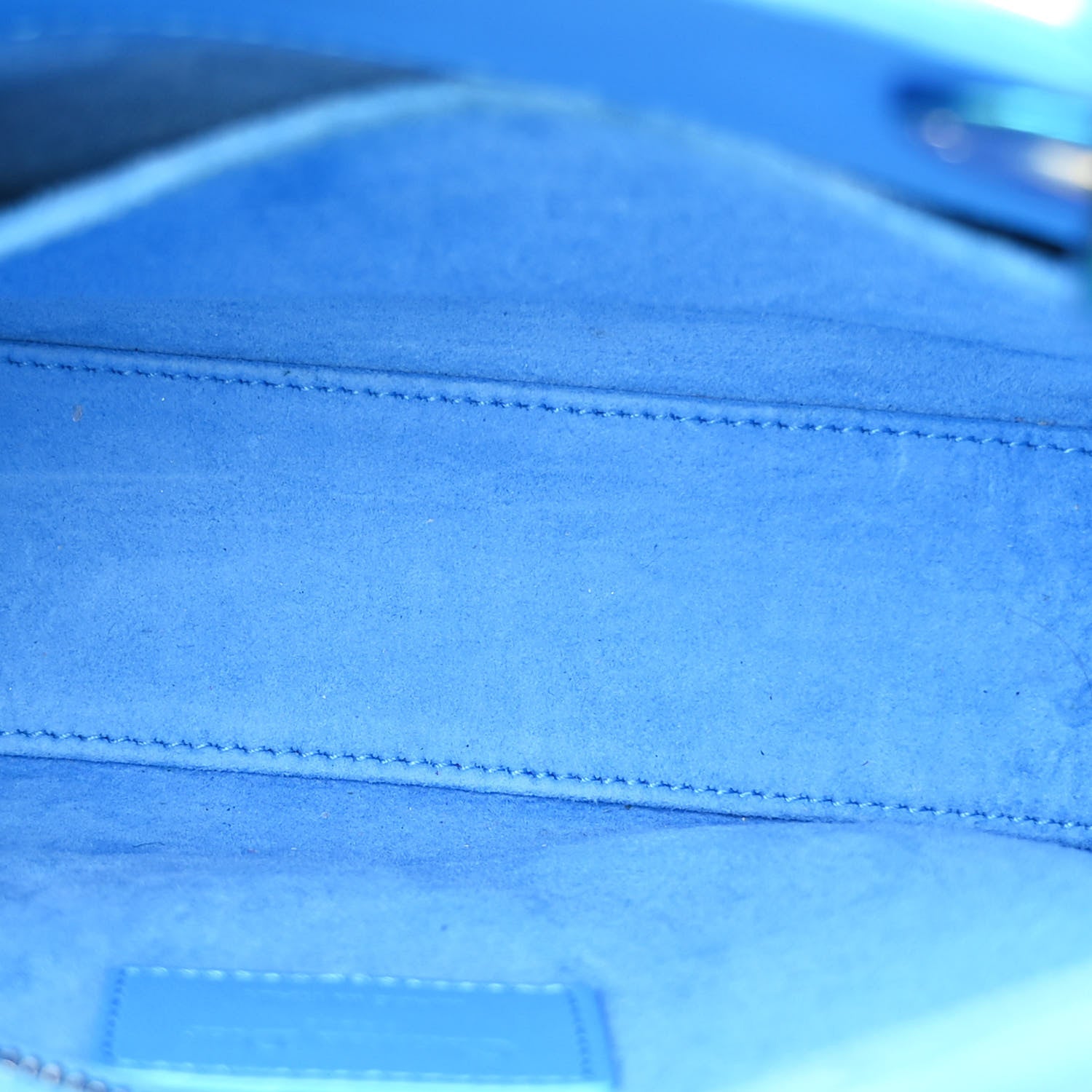 Christian Dior Lambskin Cannage Small Lady Dior Bright Blue 5 of 12