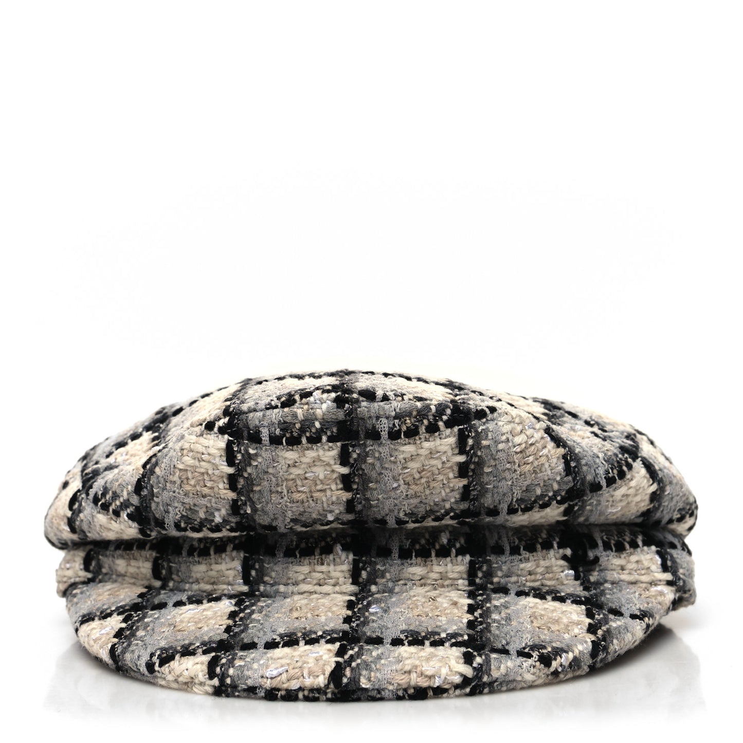 Cotton Tweed CC Beret L White