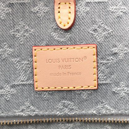 Louis Vuitton Monogram Denim Onthego MM Washed Gray 6 of 10