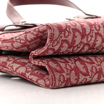 Christian Dior Calfskin Monogram Jeans Pocket Tote Red 9 of 17