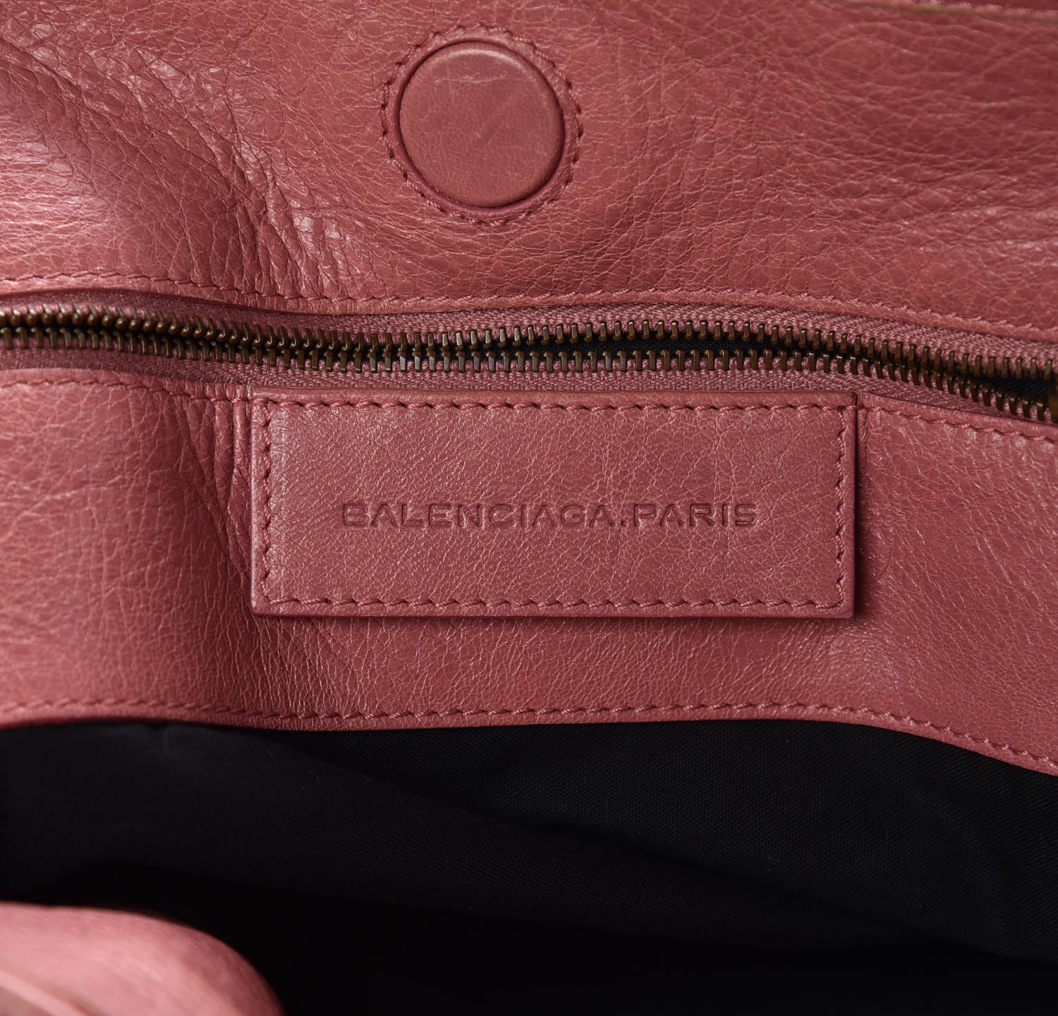 Balenciaga Agneau Classic Hardware Large Sunday Tote Rose Bruyere 6 of 14