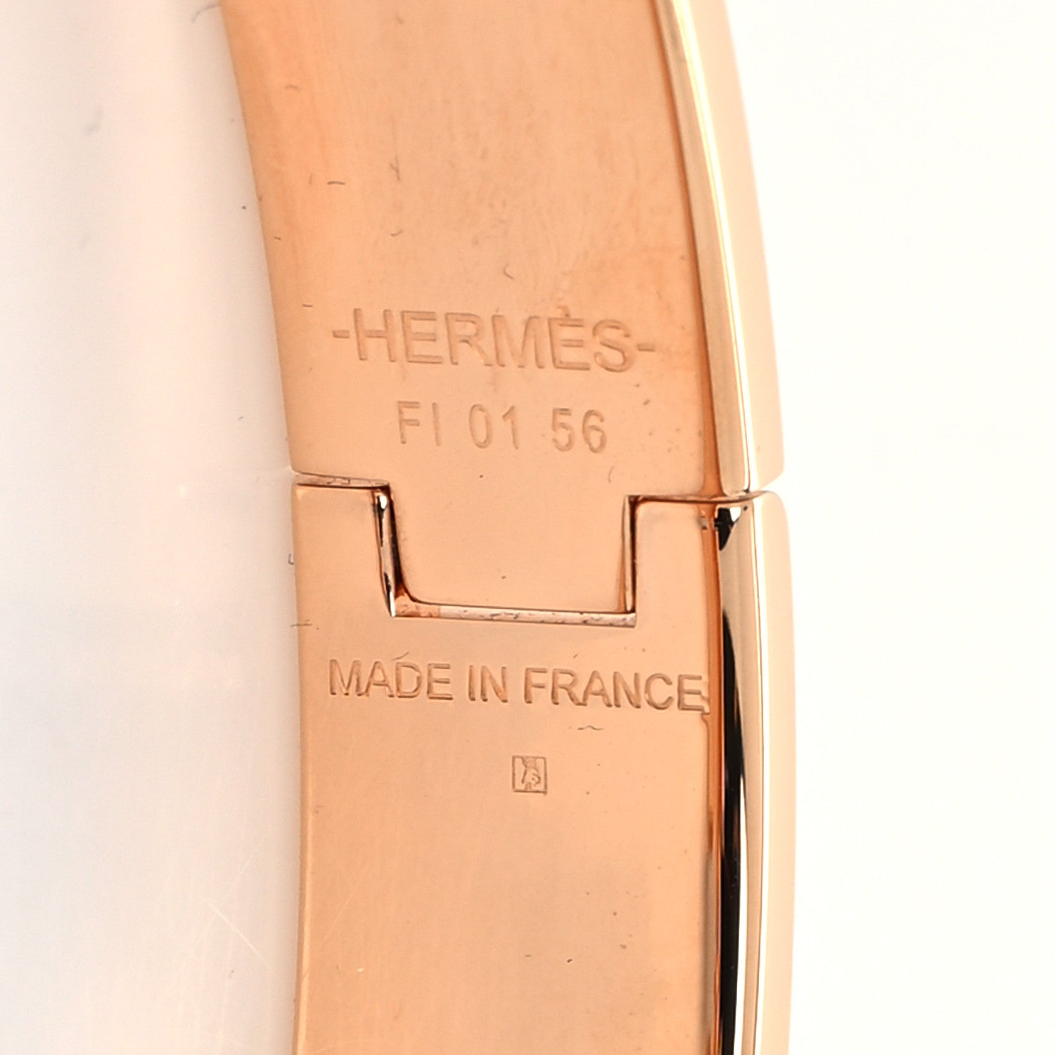 Hermes Enamel Narrow Clic Clac H Bracelet PM Marron Glace 5 of 5