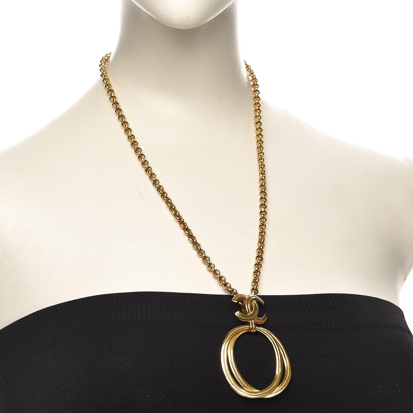 CC Chain Necklace Gold