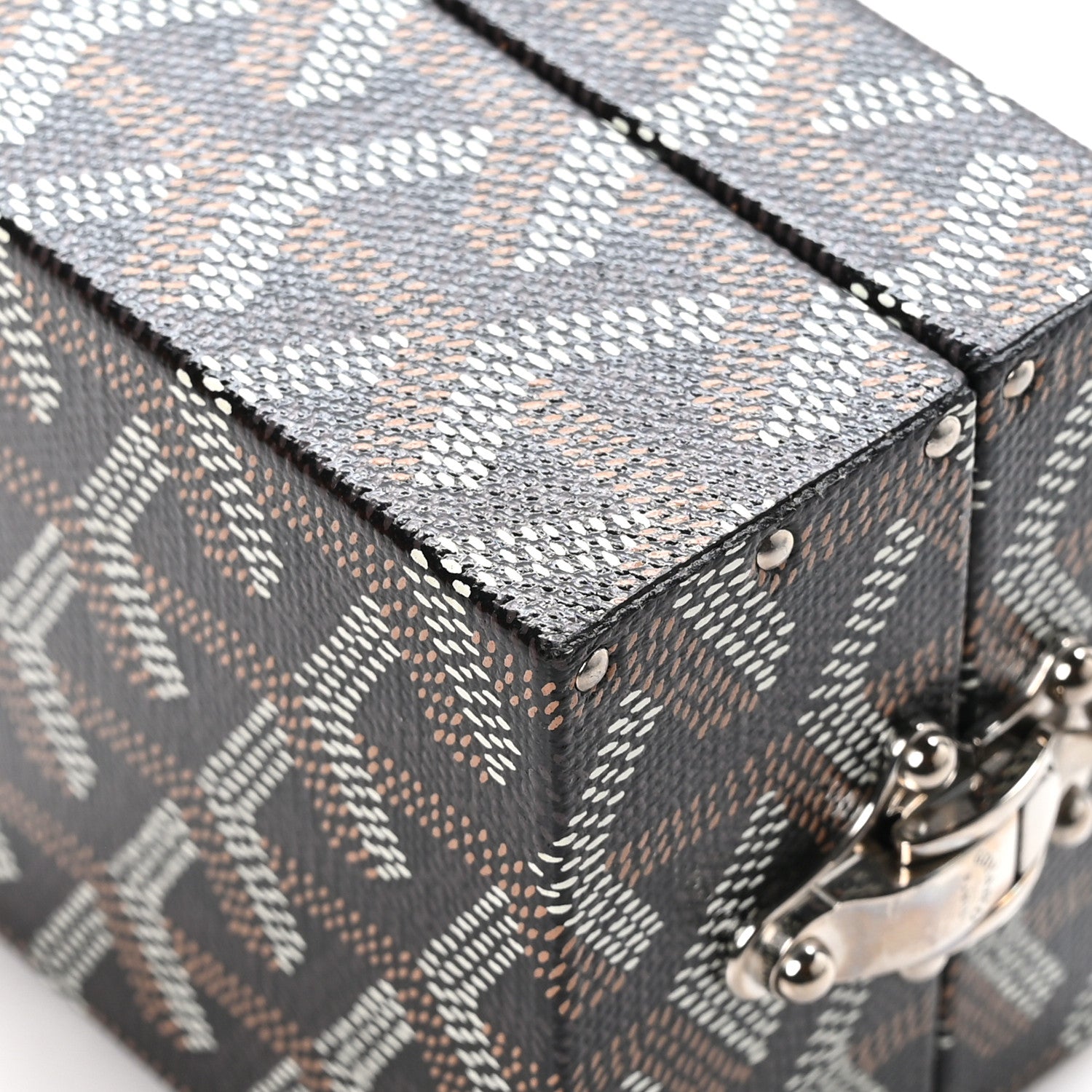 Goyard Goyardine Precious Metals Regence Mini Trunk Black 11 of 11