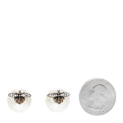 Christian Dior Pearl Bee Star Mise En Dior Tribal Earrings 2 of 5