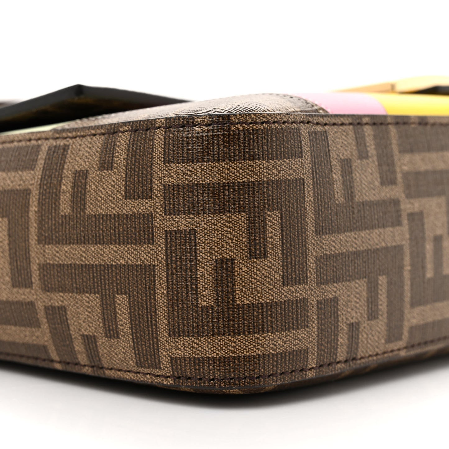 Glazed Fabric FF 1974 Hairdo Girls Inlay Baguette Mogano Panna Multicolor