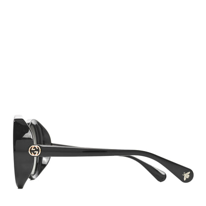 Gucci Acetate Round GG Sunglasses GG0367S Black 3 of 8