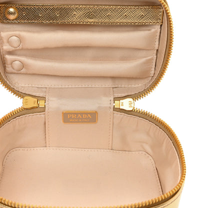 Prada Saffiano Beauty Case Platino 5 of 6