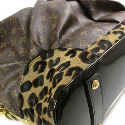 Louis Vuitton Monogram Leopard Pleated Steamer Bag LTD ED 5 of 9
