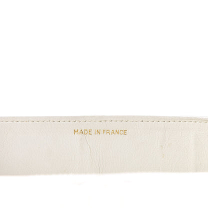 Chanel Lambskin Quilted Medium Double Flap White 19 of 21