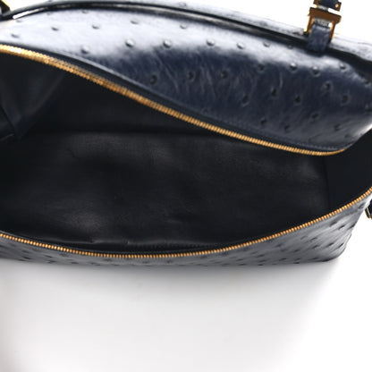 Loro Piana Ostrich Extra Pocket L27 Blue Navy 5 of 14