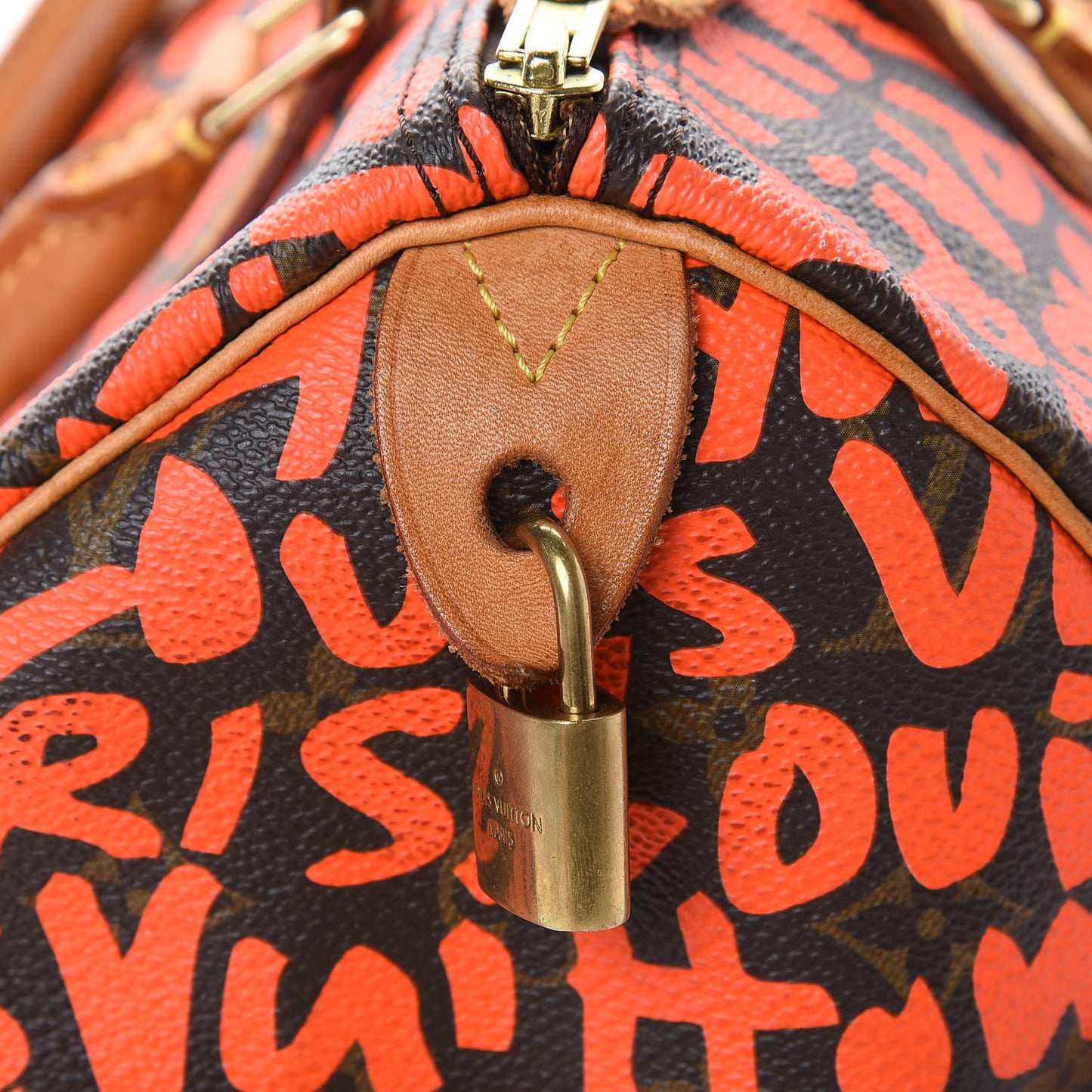 Monogram Graffiti Speedy 30 Orange