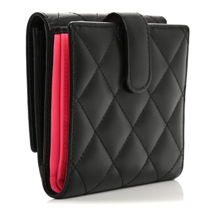 Chanel Calfskin Quilted Cambon Flap Wallet Black 3 of 11