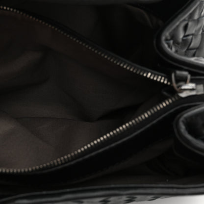 Bottega Veneta Nappa Intrecciato Flap Clutch Black 6 of 9