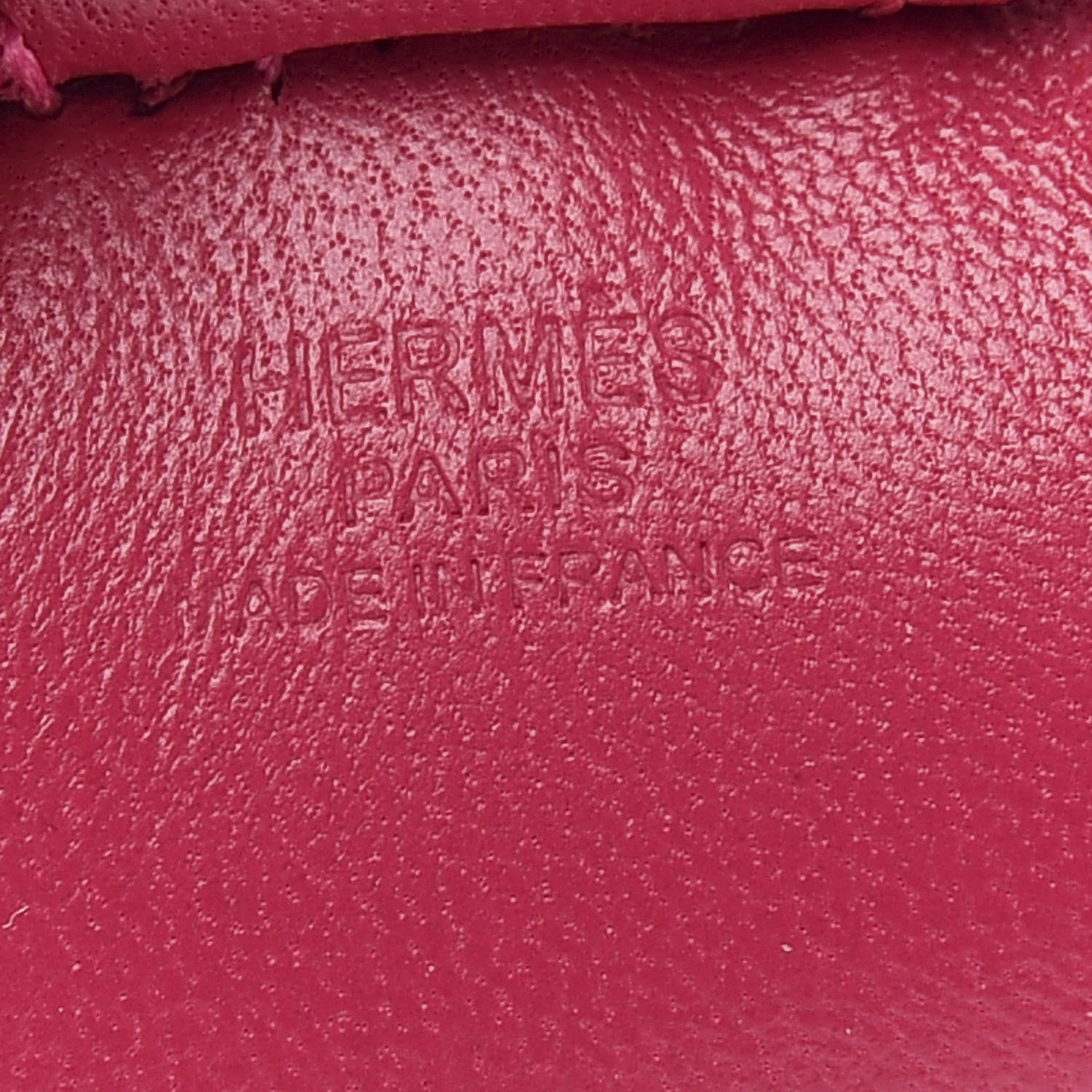Hermes Milo Lambskin Grigri Rodeo Horse Bag Charm PM Rose Mexico 5 of 6
