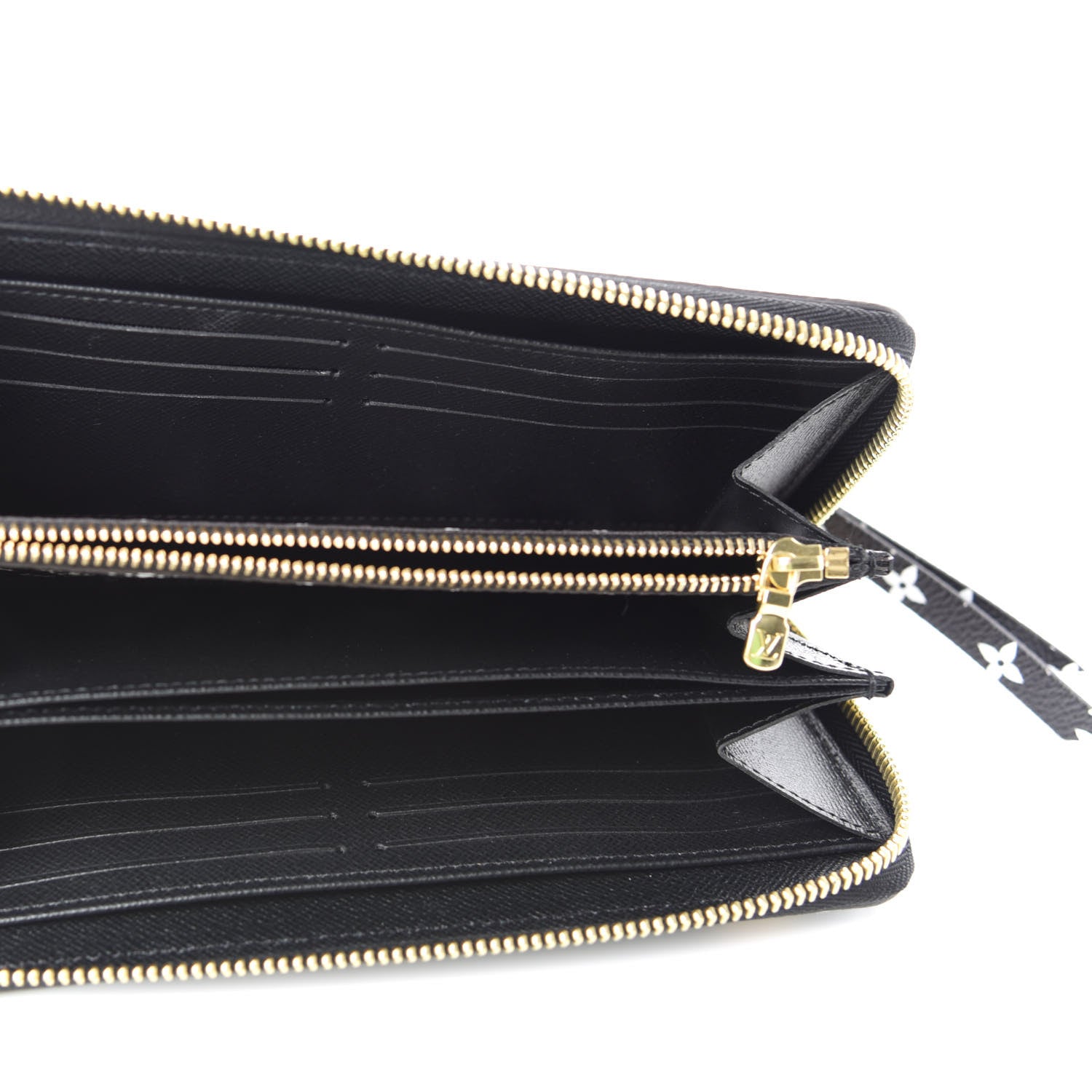 Louis Vuitton Monogram Giant Jungle Zippy Wallet Black 5 of 7