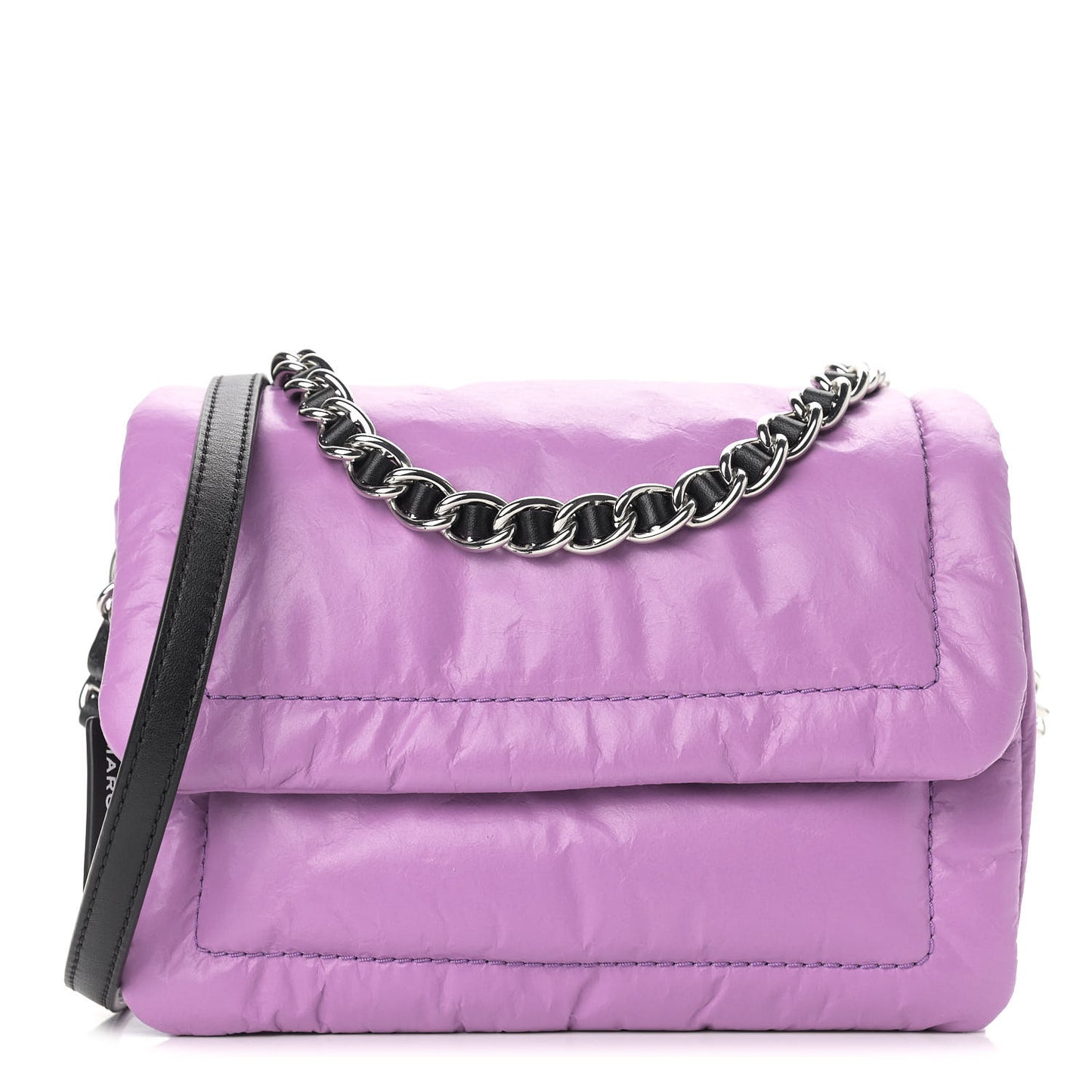 Lambskin The Mini Pillow Bag Purple