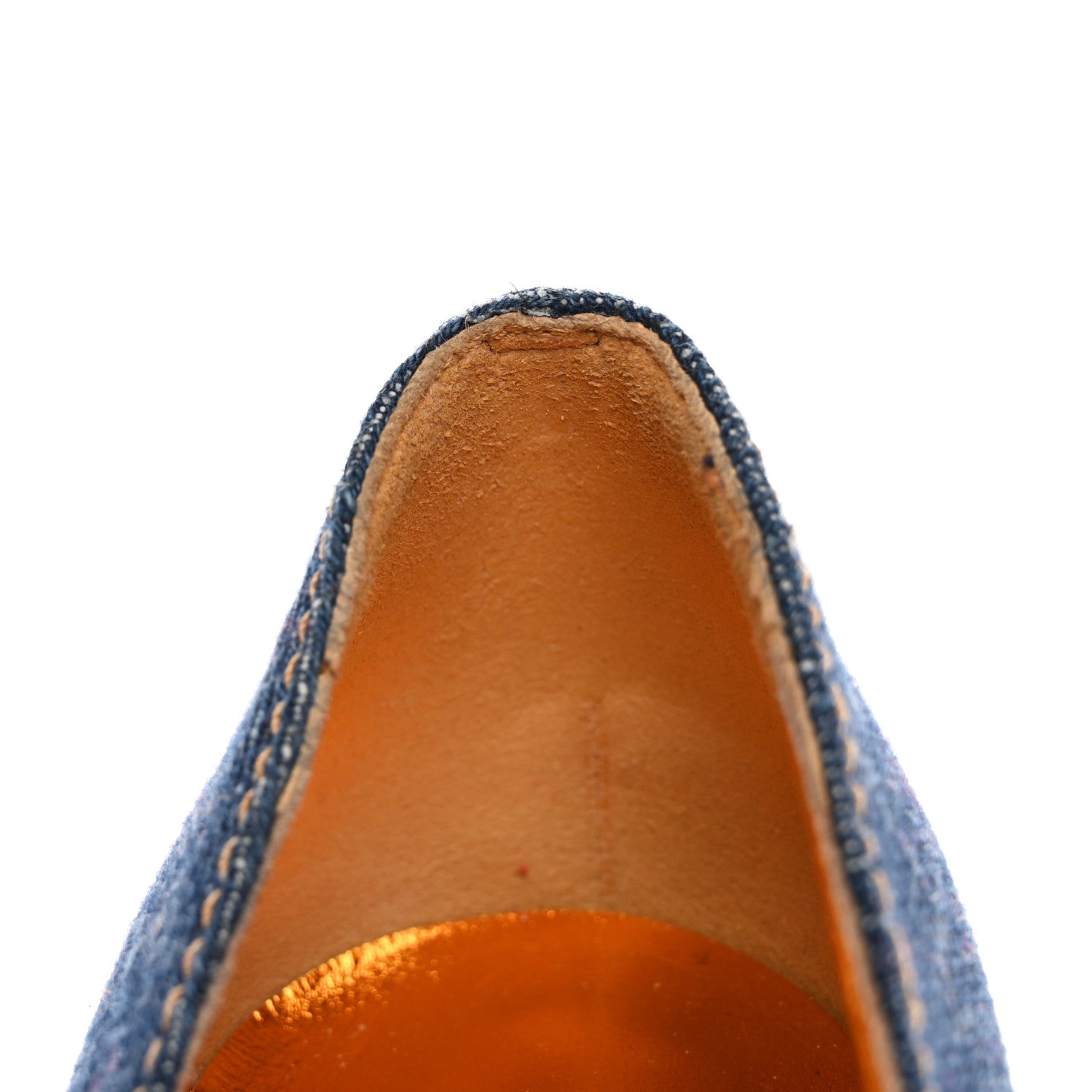 Christian Louboutin Denim Jazz Calf So Kate 120 Pumps 36 Blue 9 of 14