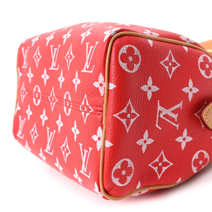 Louis Vuitton Calfskin Monogram Speedy P9 Bandouliere 20 Red 11 of 11