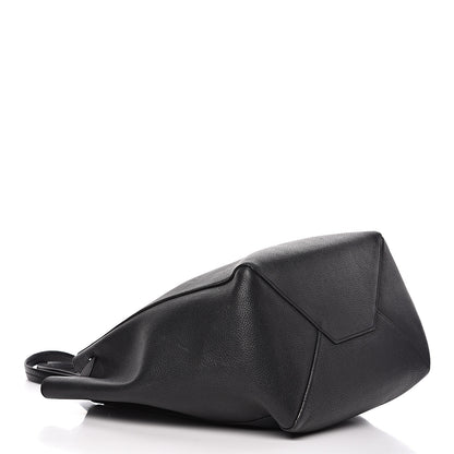 Celine Soft Grained Calfskin Small Belt Cabas Phantom Black 4 of 14