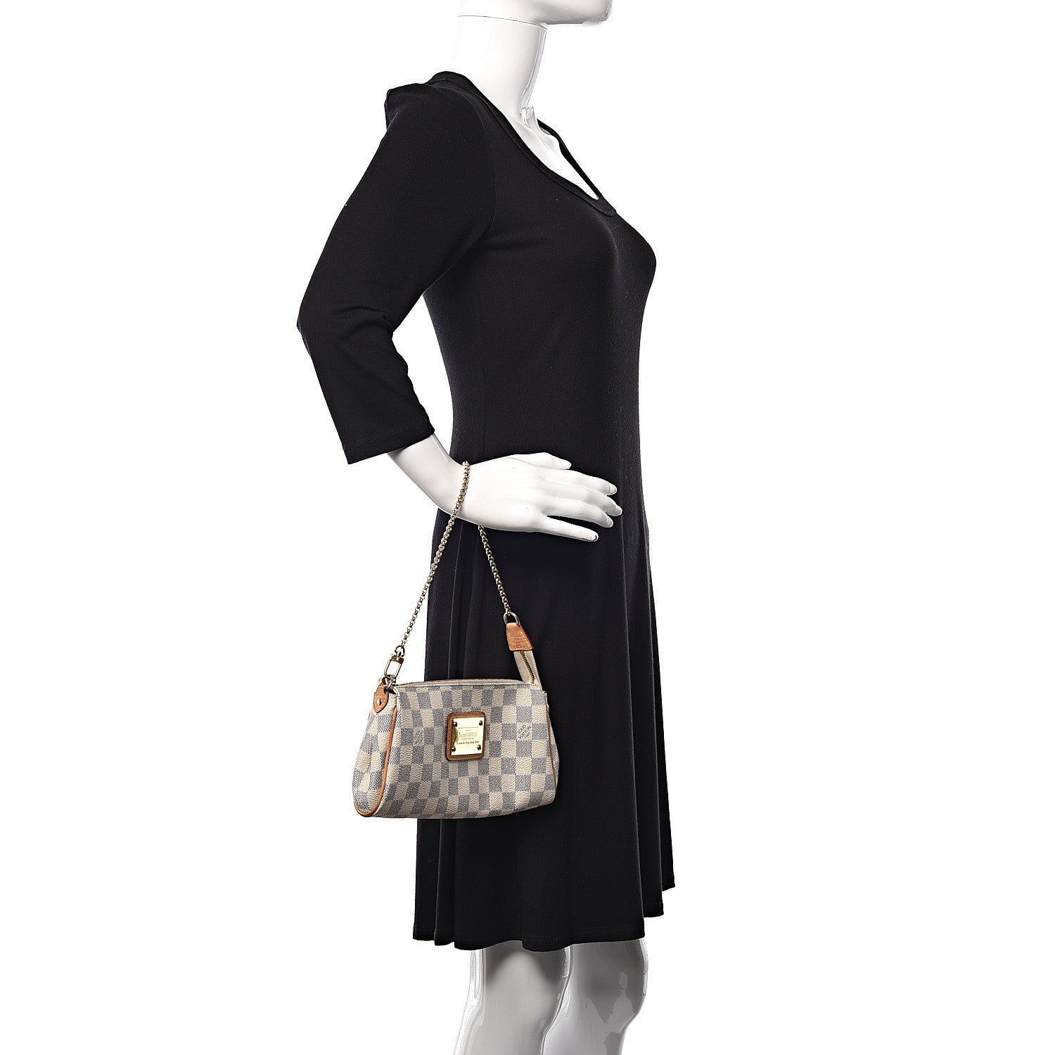 Louis Vuitton Damier Azur Eva Clutch 1 of 11