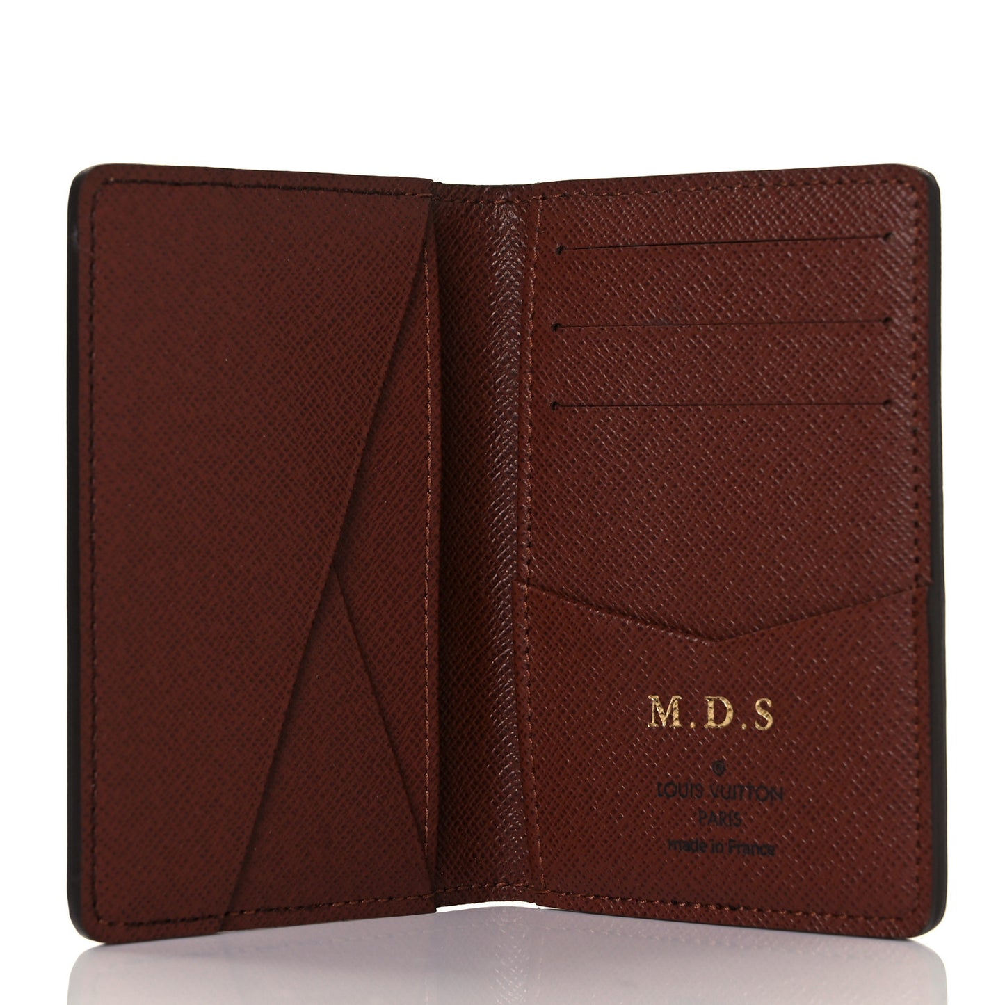Monogram Pocket Organizer Card Holder NM