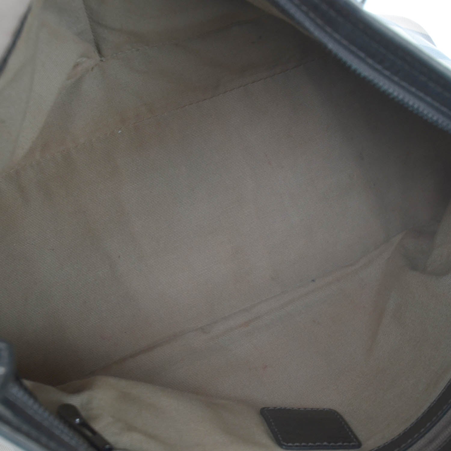 Burberry Metallic Calfskin Nova Check Tote 8 of 8