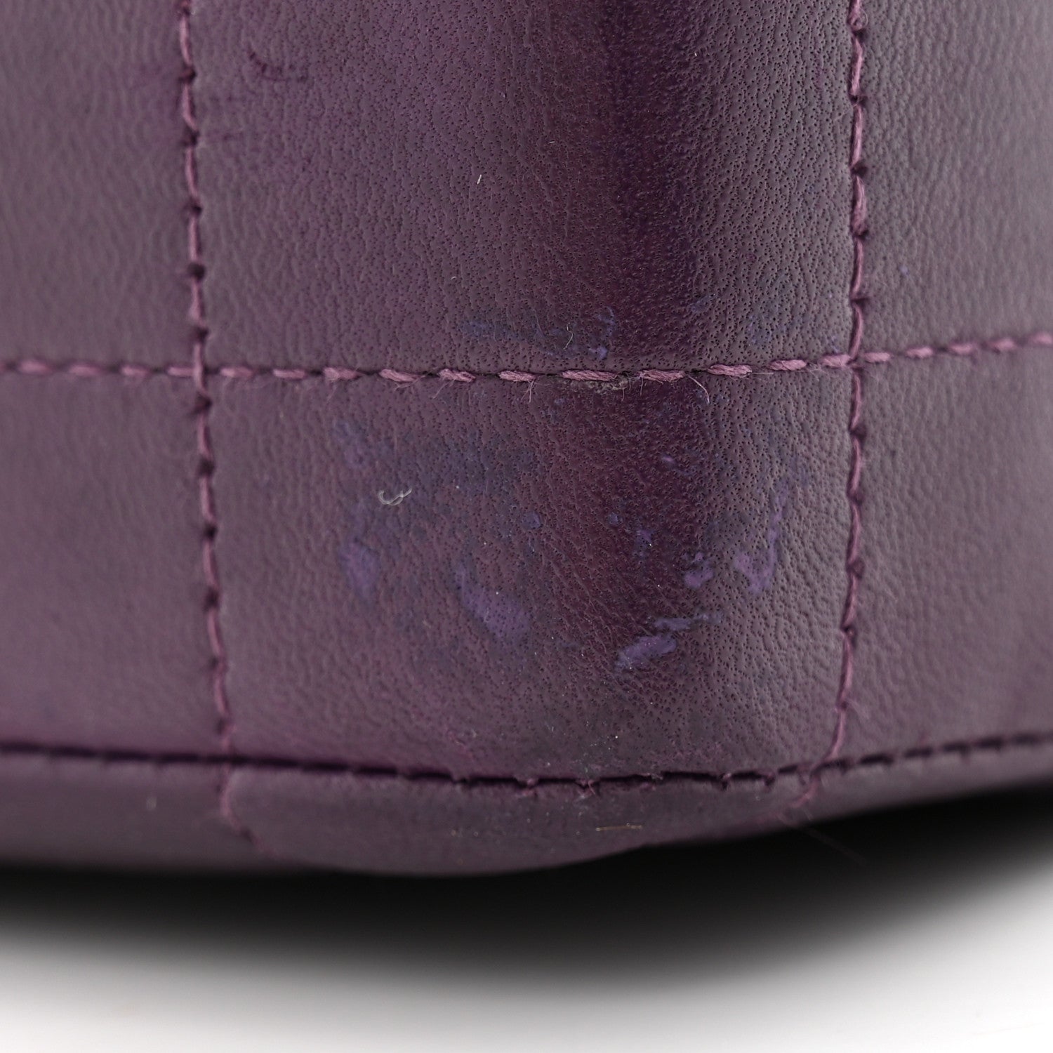 Chanel Lambskin Chocolate Bar Mademoiselle Flap Purple 12 of 14