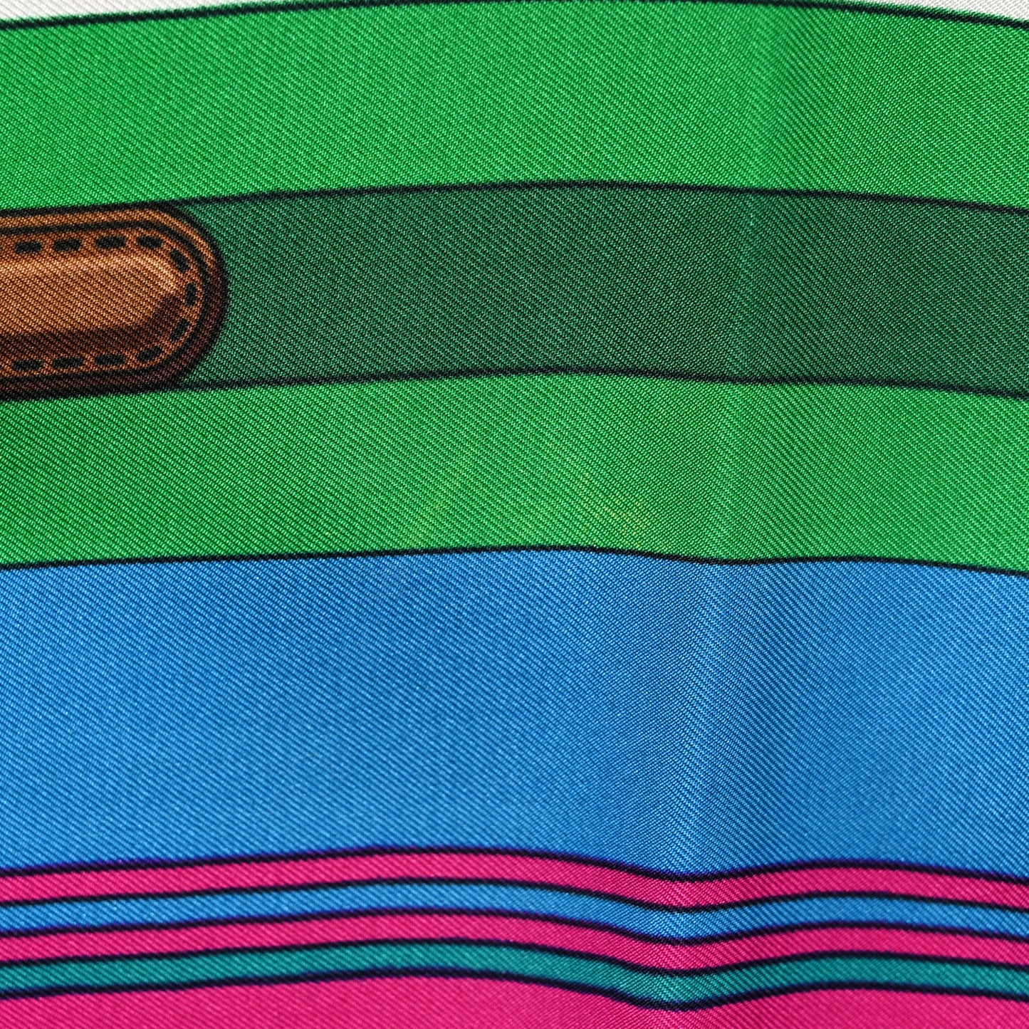 Silk Les Sangles Scarf 90