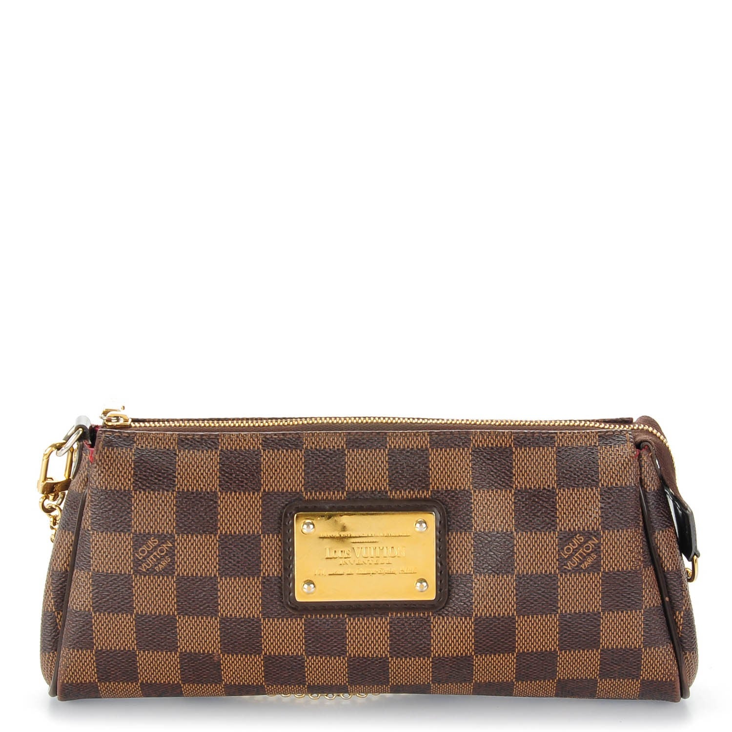 Louis Vuitton Damier Ebene Eva Clutch 1 of 9